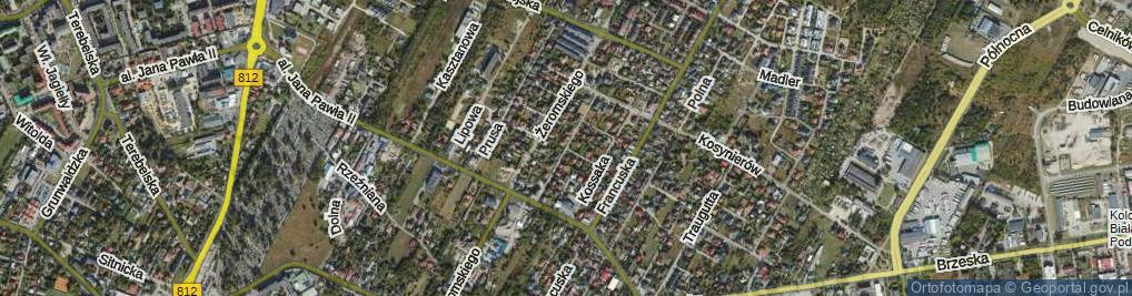 Zdjęcie satelitarne Chełmońskiego Józefa ul.